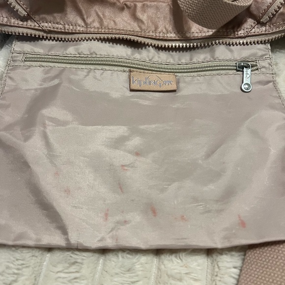 Kipling Art Mini handbag in a metallic rose - Picture 10 of 16